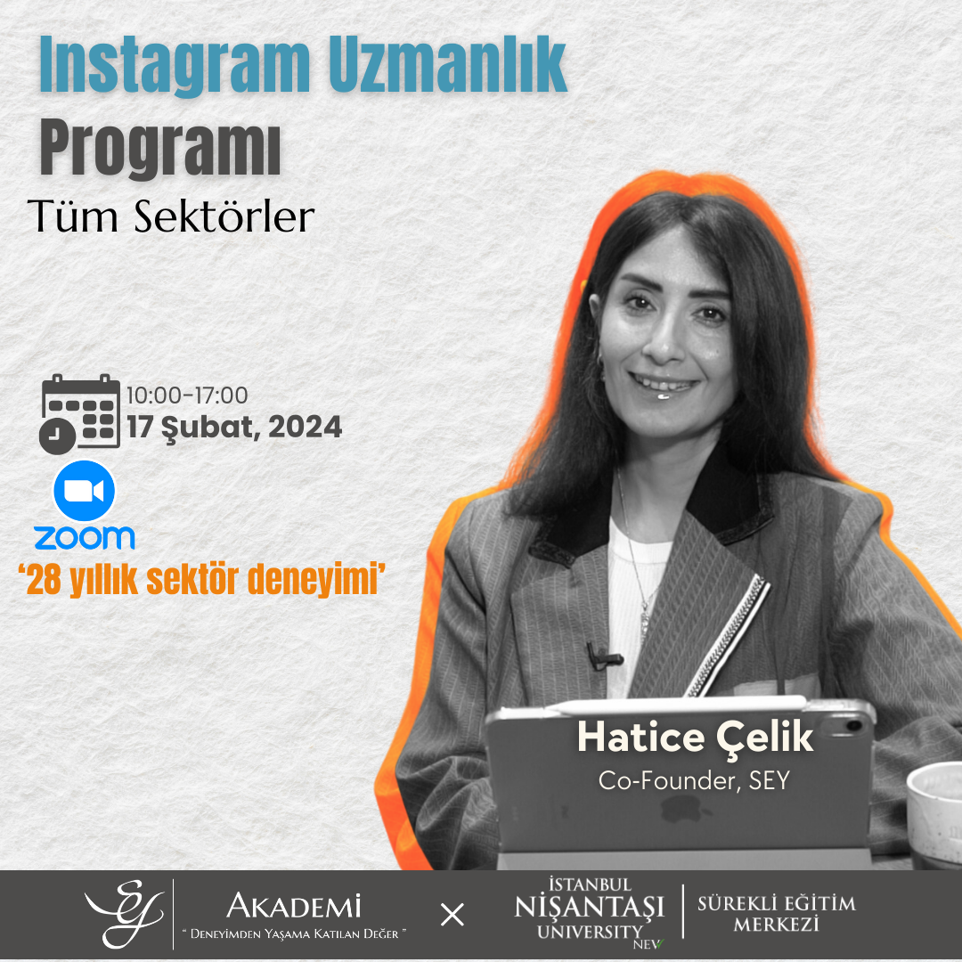 Instagram Uzmanlık Programı – (Tüm Sektörler)