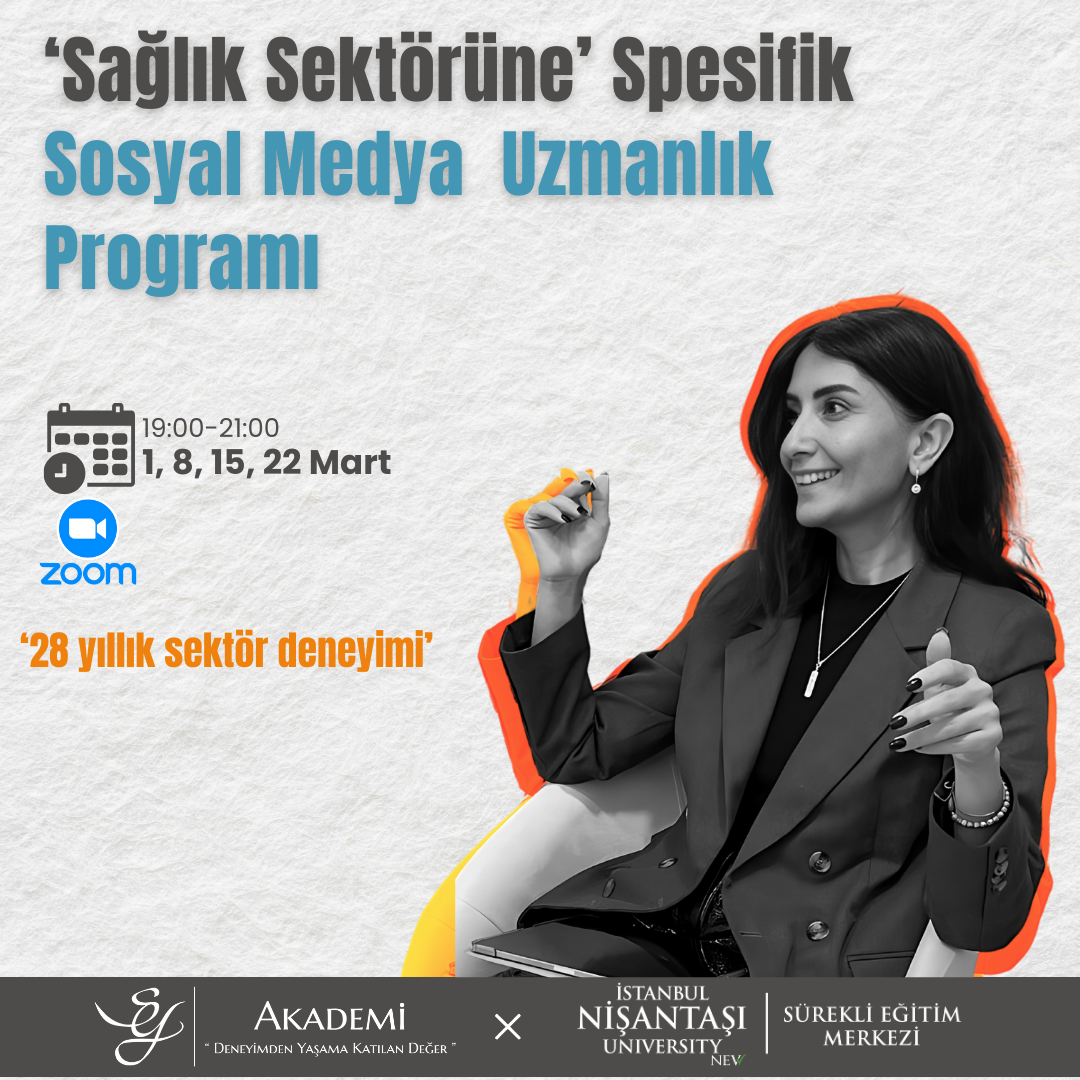 Sağlık Sektörüne Spesifik Sosyal Medya Uzmanlık Programı